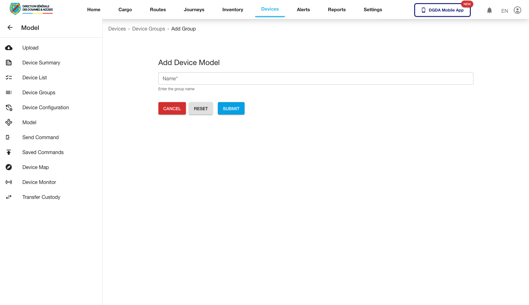 Device - Add Device Group