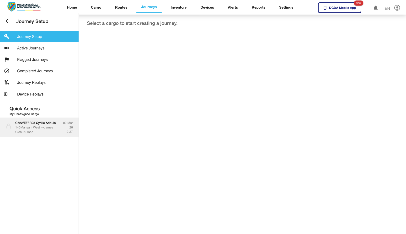 Journey - Active click result