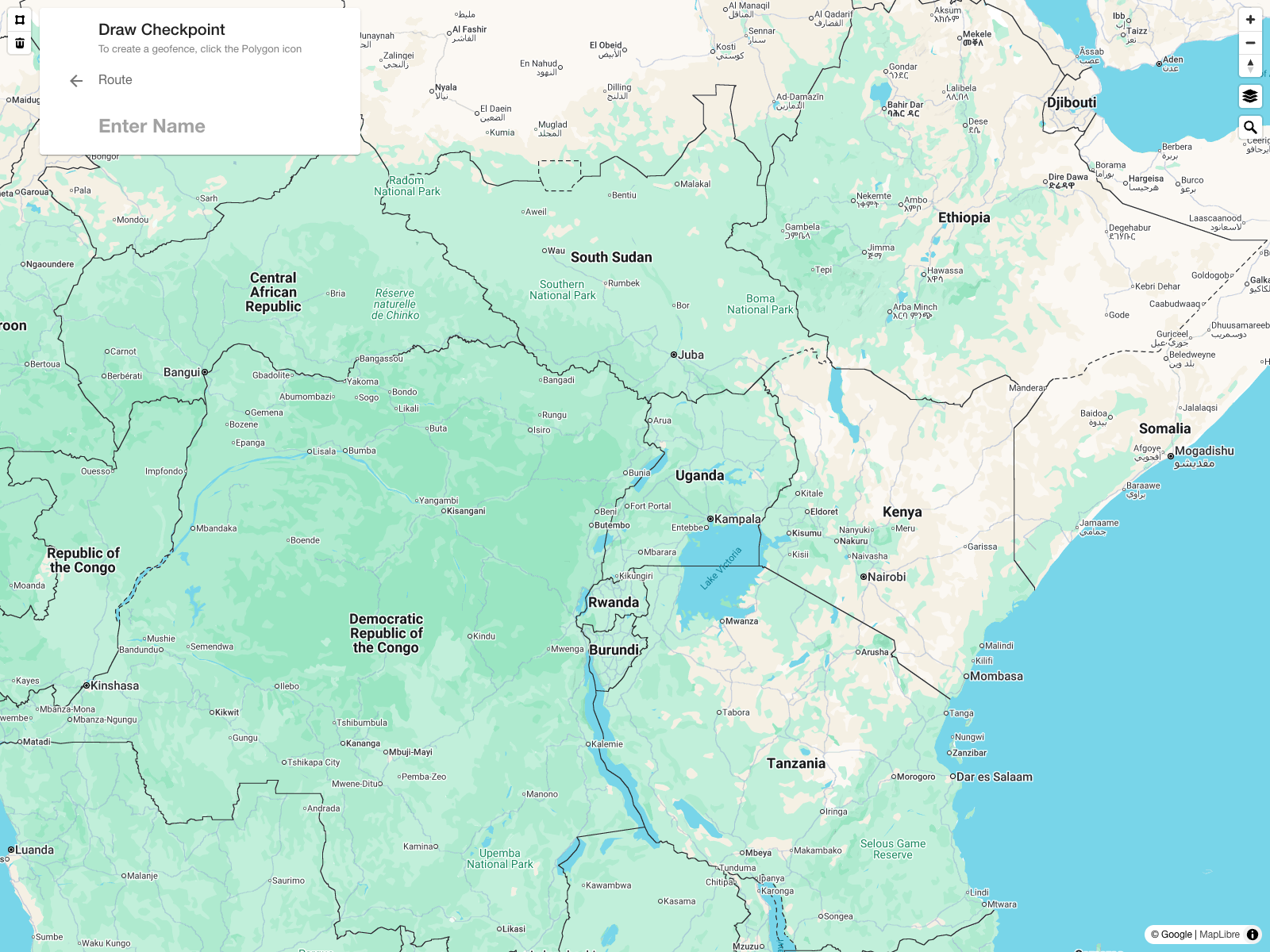 Routes - Draw checkpoint
